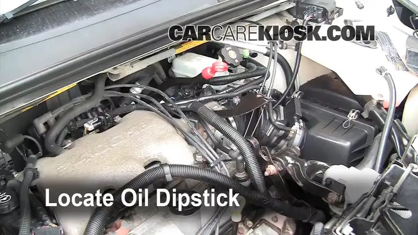 2005 Buick Rendezvous CX 3.4L V6 Oil Check Oil Level